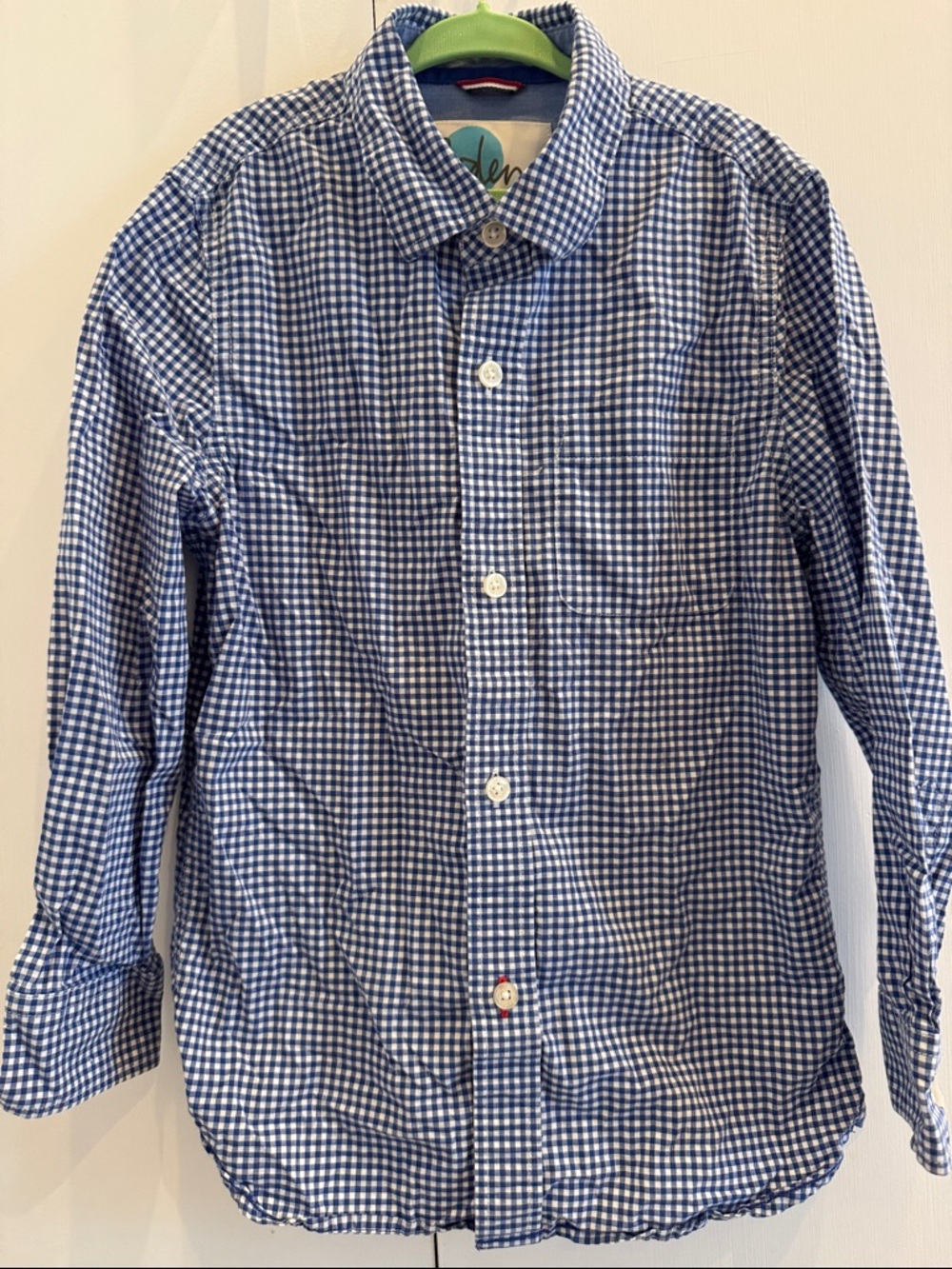 Boden Blue checked Button-Down Shirt